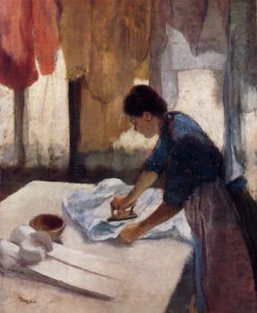 埃德加 德加 Woman Ironing